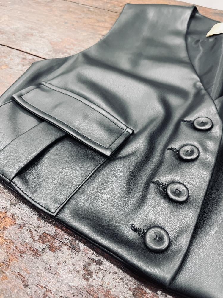 Gilet ecopelle 