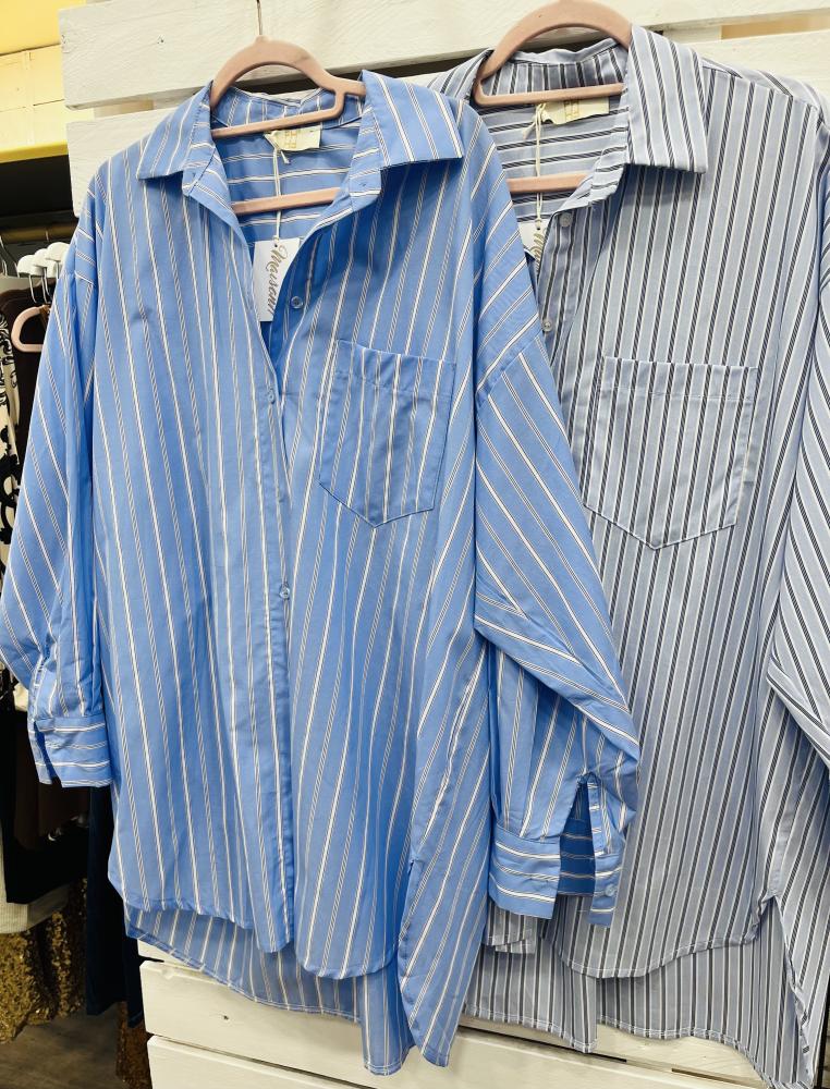 Camicia over righe