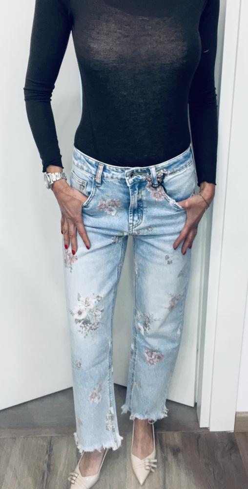 Jeans fiori