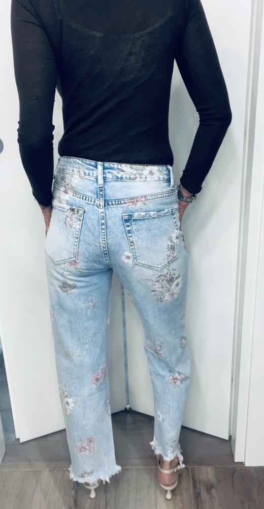 Jeans fiori