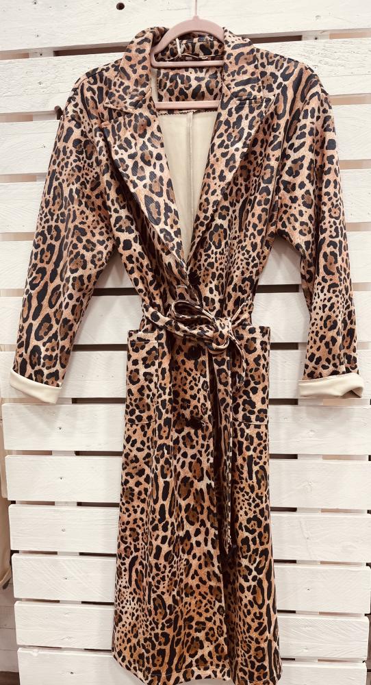 Trench animalier