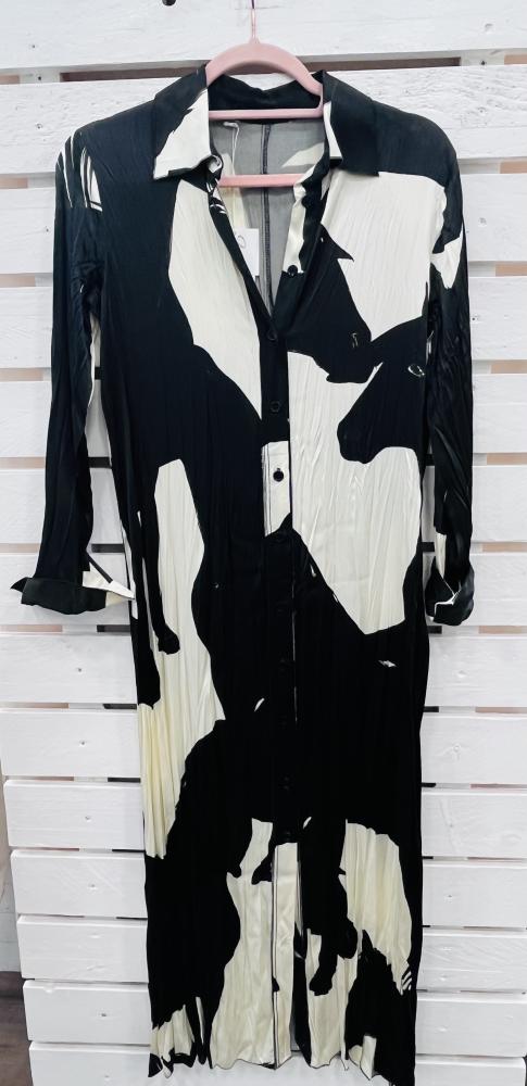 Chemisier bianco e nero