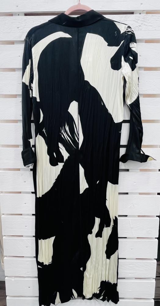 Chemisier bianco e nero