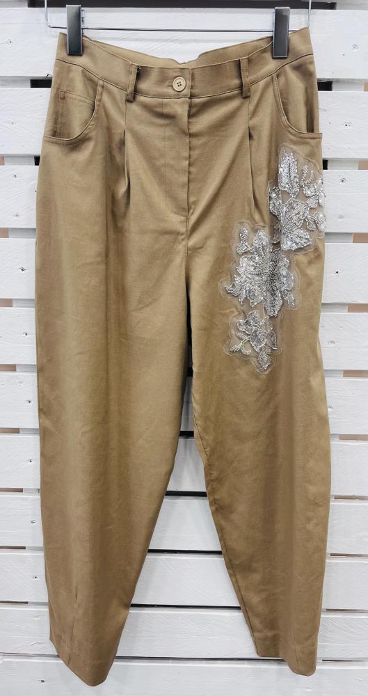Pantalone ricamo