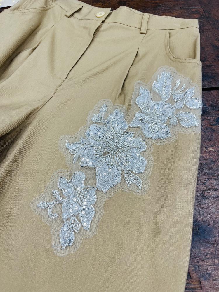 Pantalone ricamo