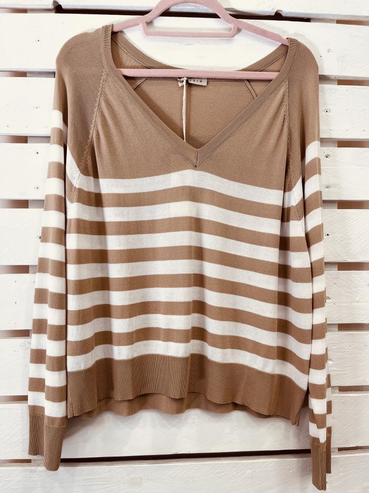 Maglia riga a V