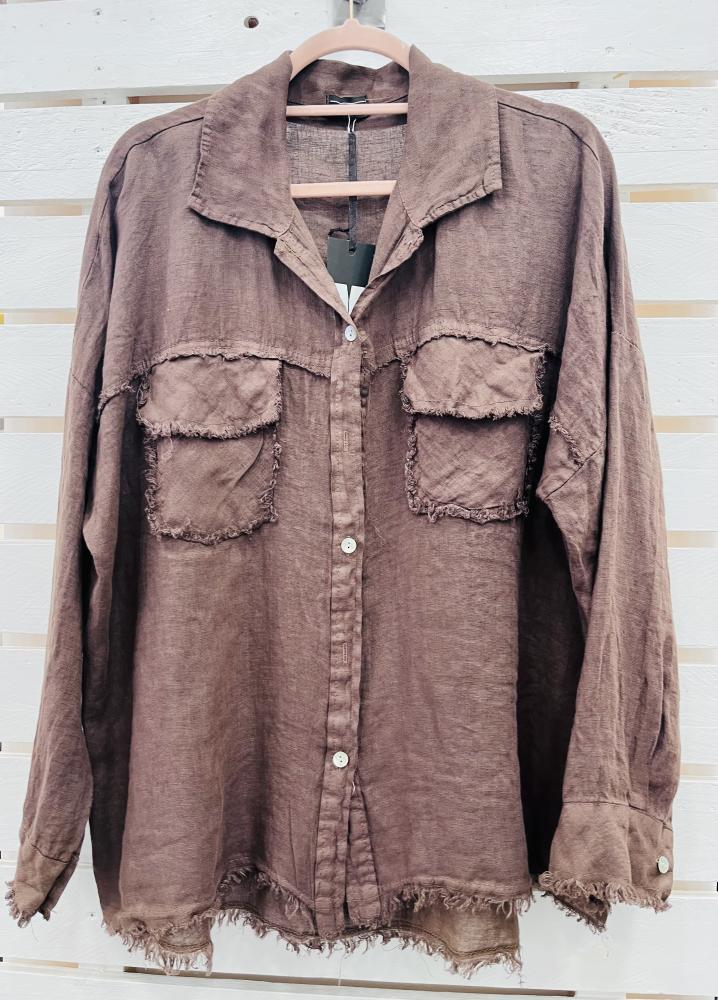 Camicia sfrangiata