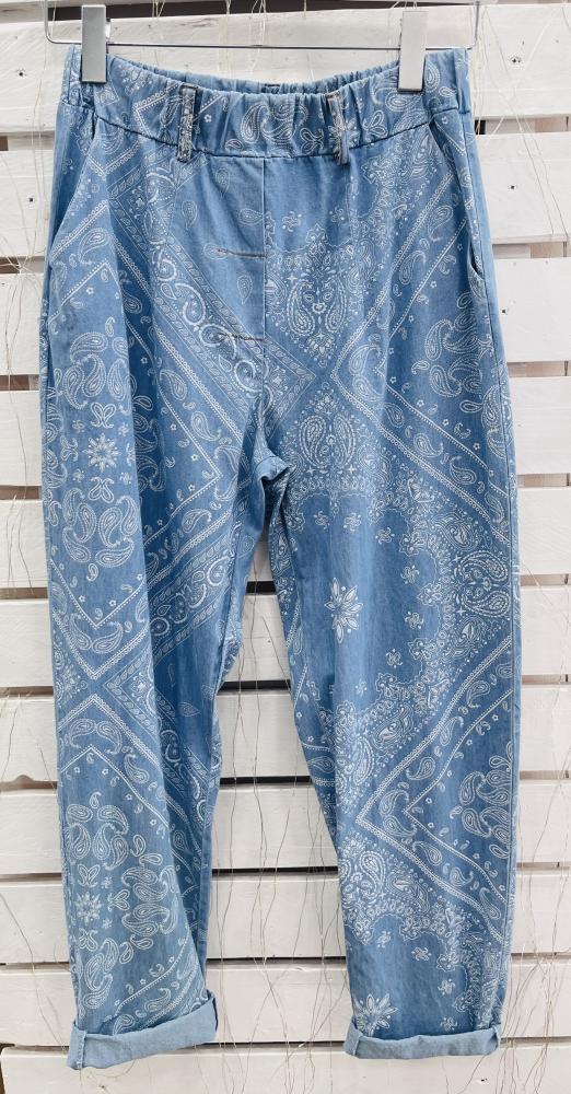 Pantalone stampa disegni