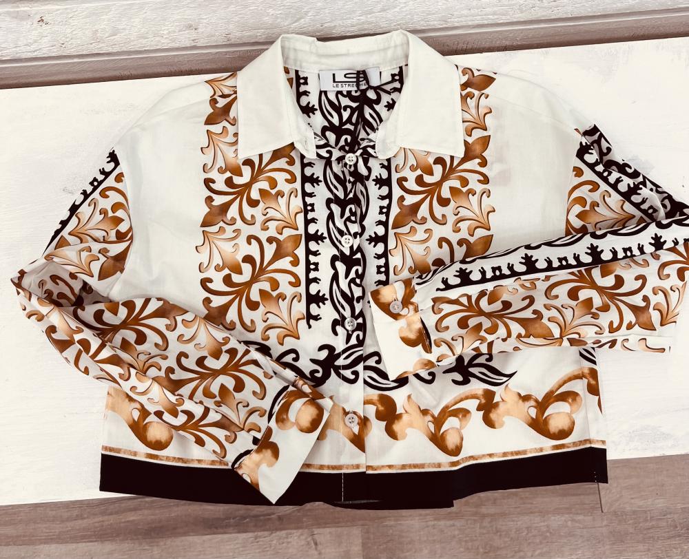 Camicia corta fantasia 