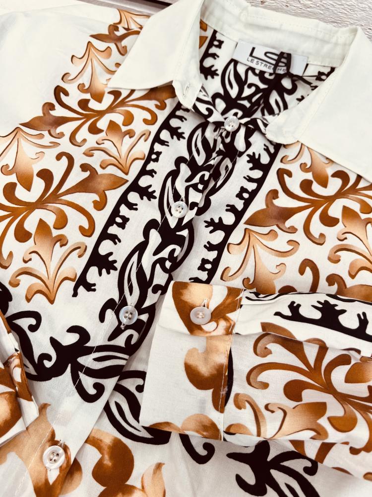 Camicia corta fantasia 