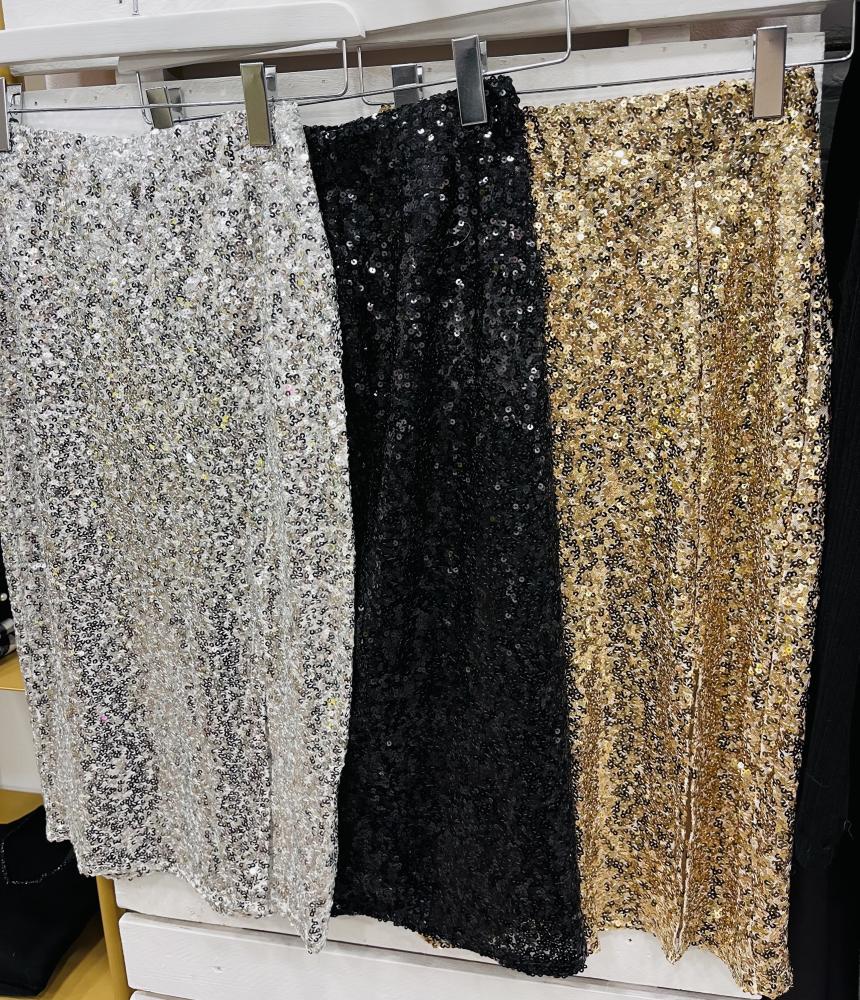 Longuette paillettes