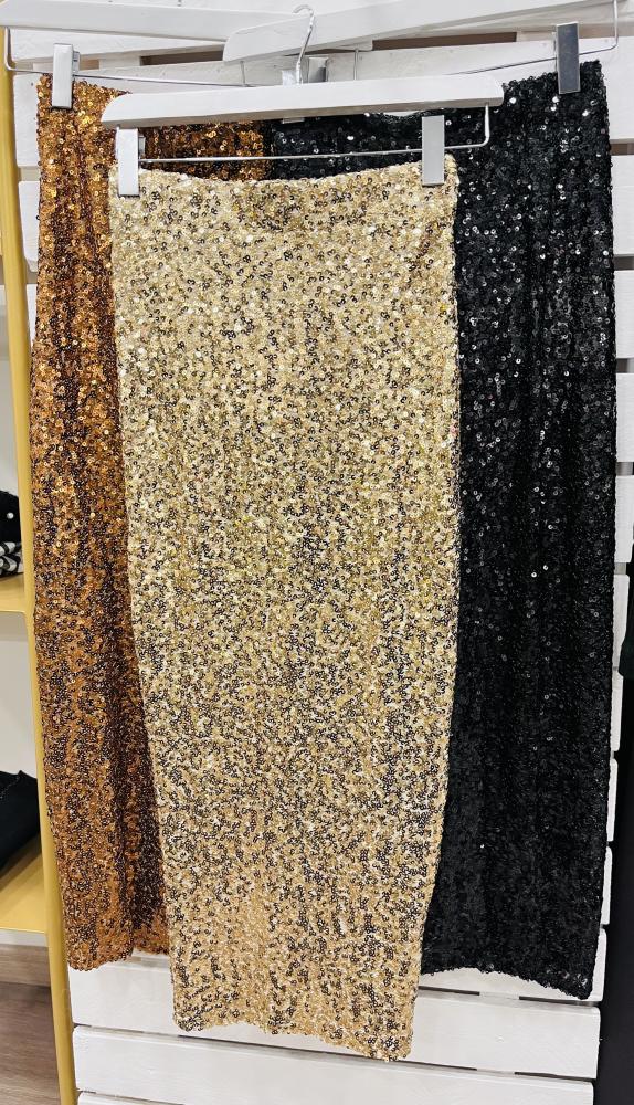 Gonna midi paillettes